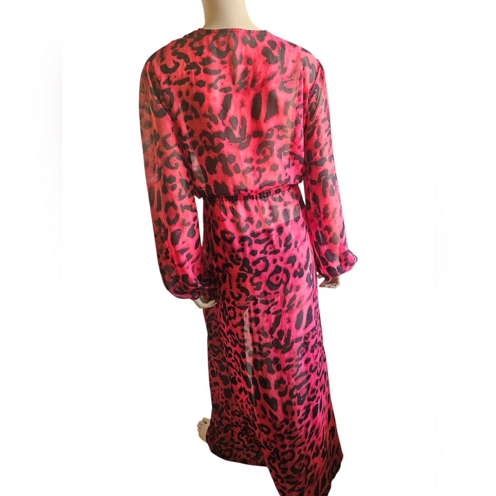 Red Leopard Duster - Picture 4 of 6